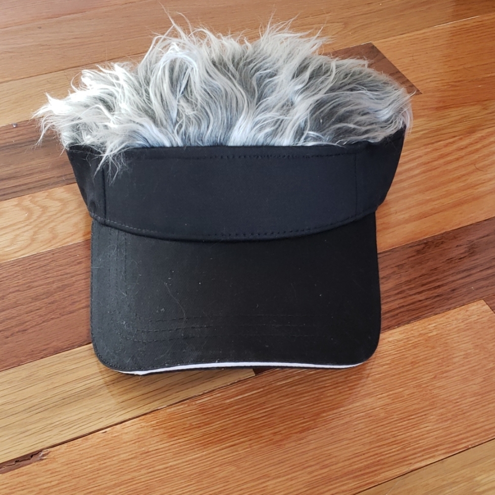 Fake hair hat men women new with tags
